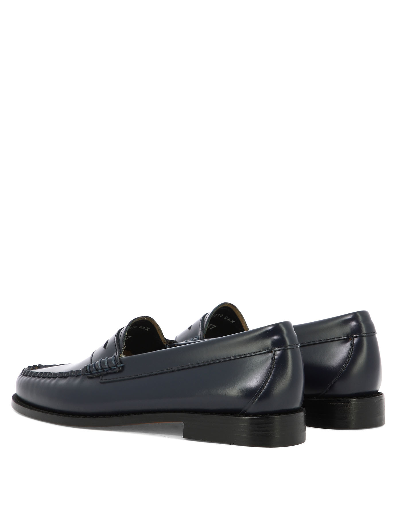 G.h. Bass & Co. Weejuns Penny Leather Loafers In Black