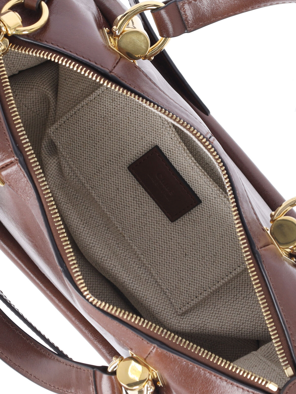 Chloé Shoulder Bag With Adjustable Strap And Dual Handles In Green