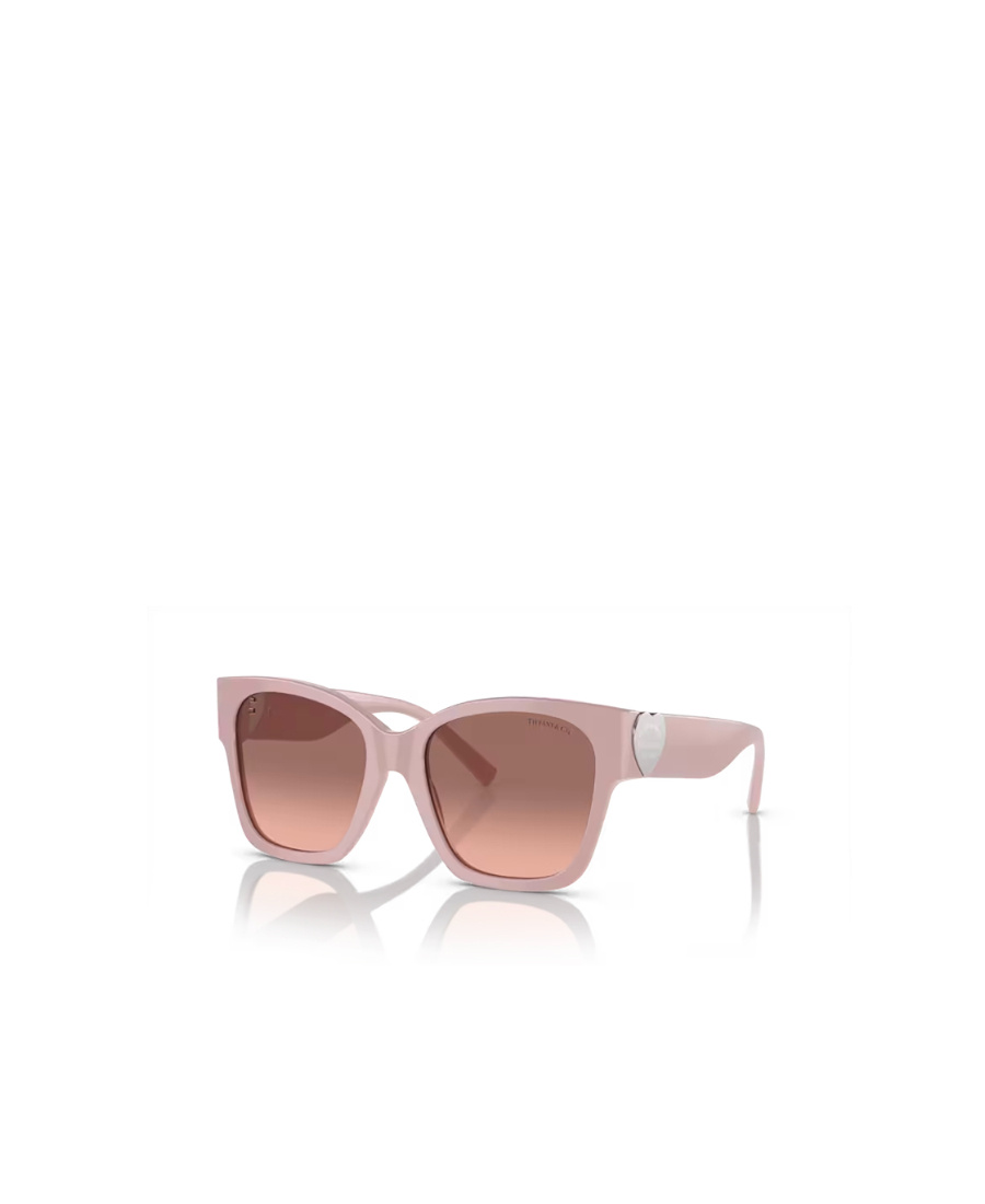 Tiffany & Co Tiffany Pink Gradient Dark Brown Square Ladies Sunglasses Tf4216 839313 54 In Brown