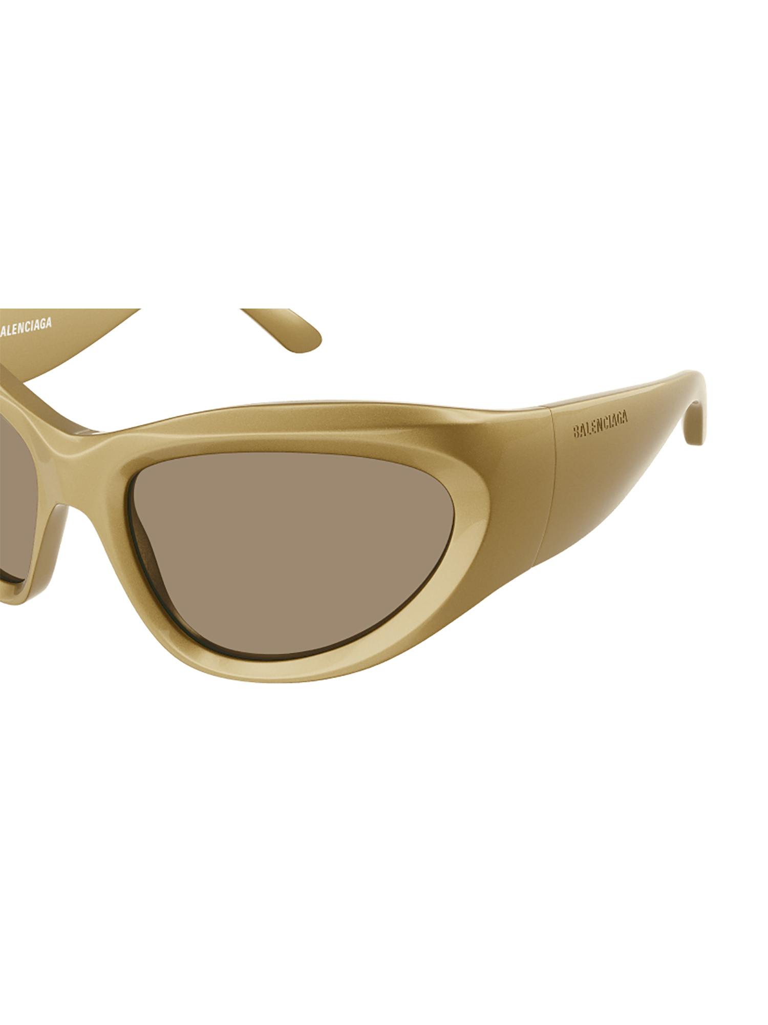 Balenciaga Gradient-lens Cat-eye Sunglasses In Brown
