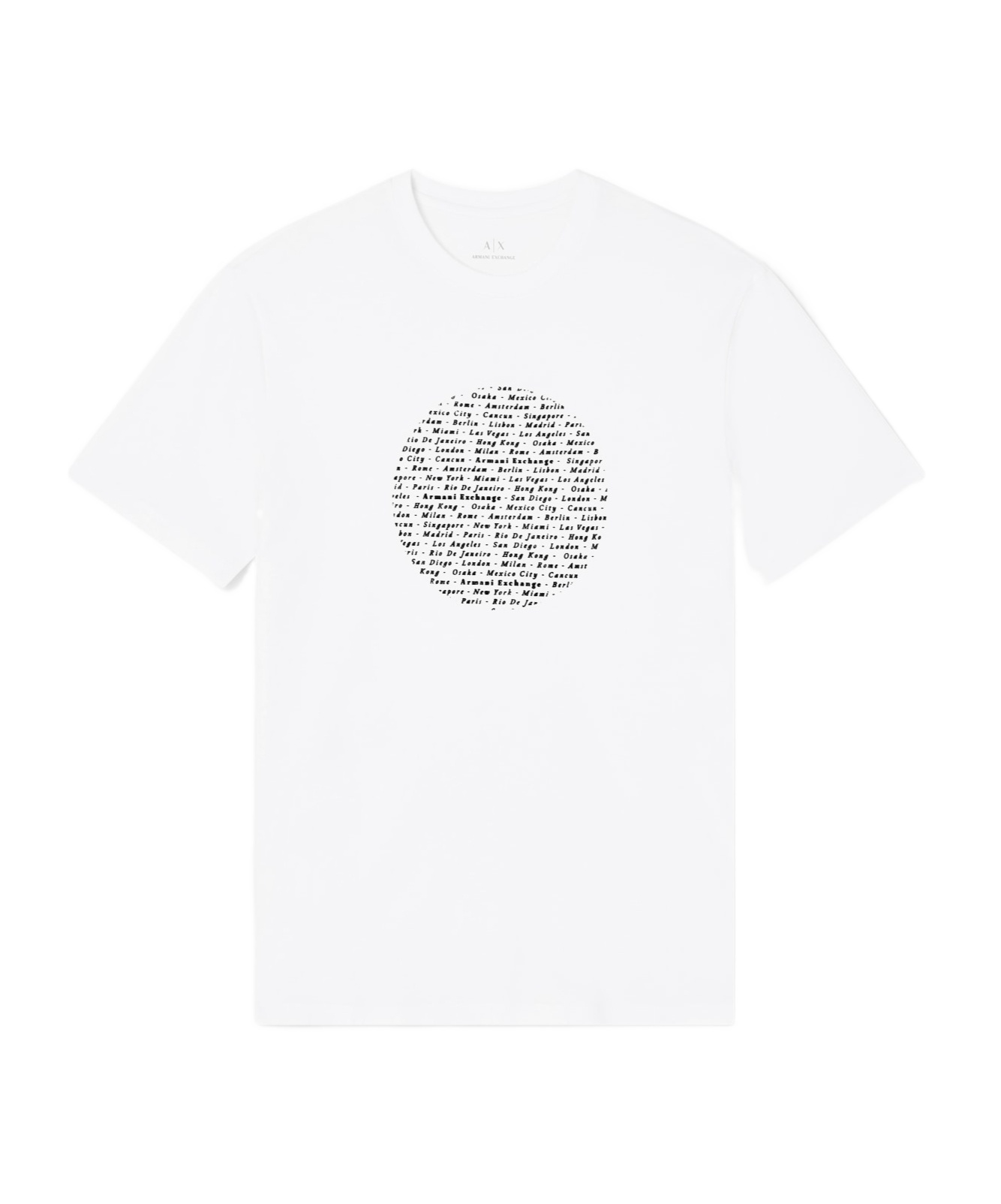 Armani Exchange Short Sleeve T-shirt In White