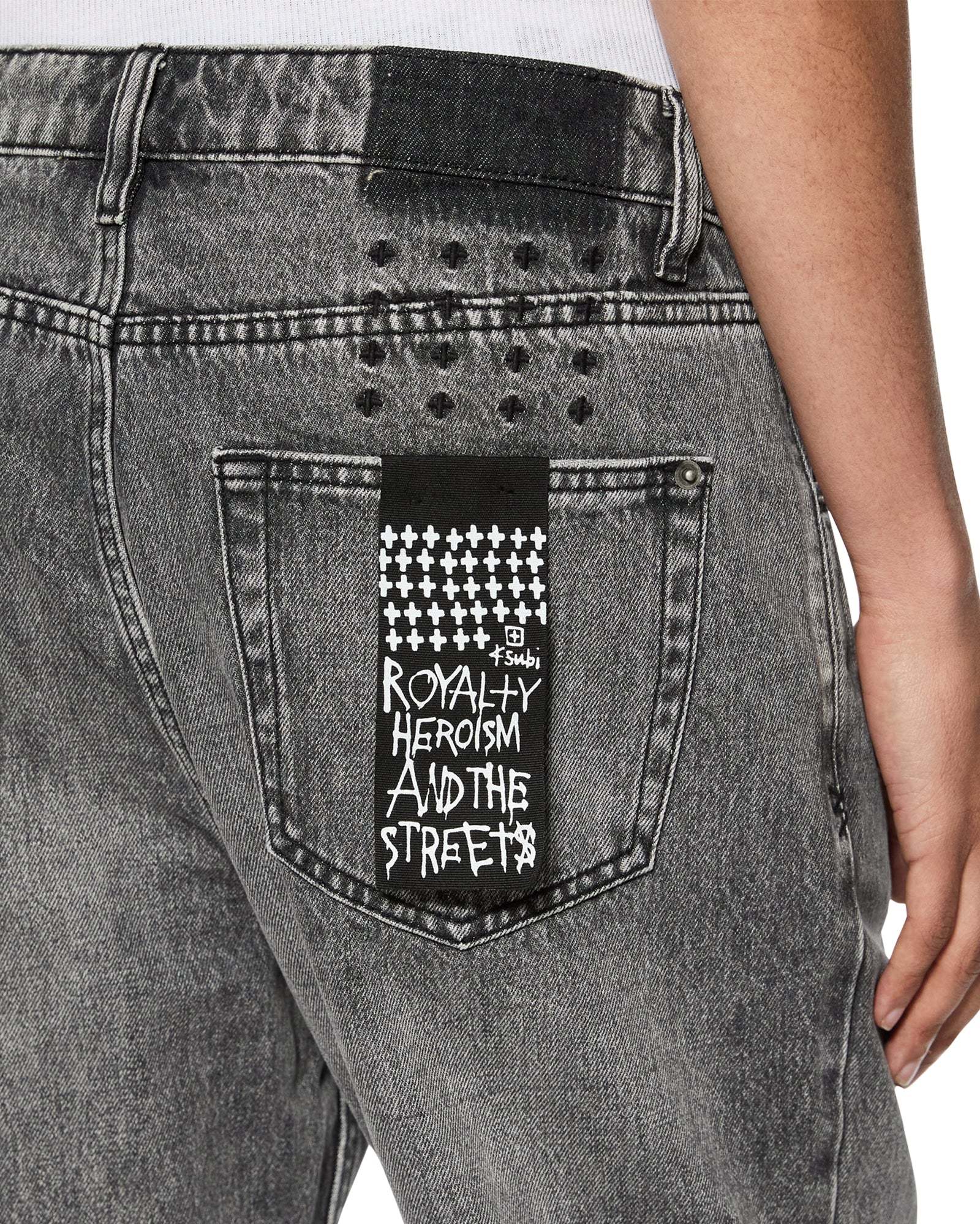 KSUBI MID-WAIST LOOSE STRAIGHT JEANS