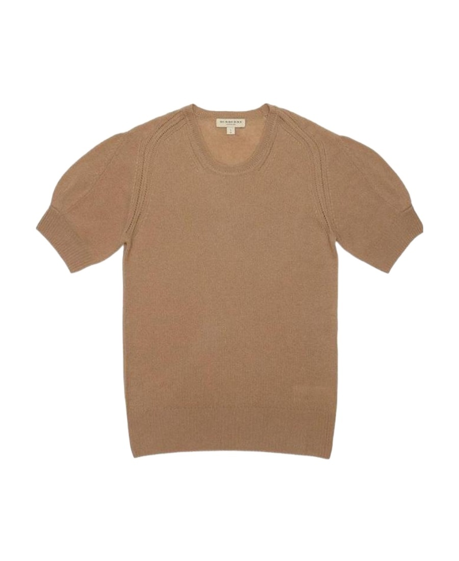 BURBERRY LOGO KNITTED PULLOVER