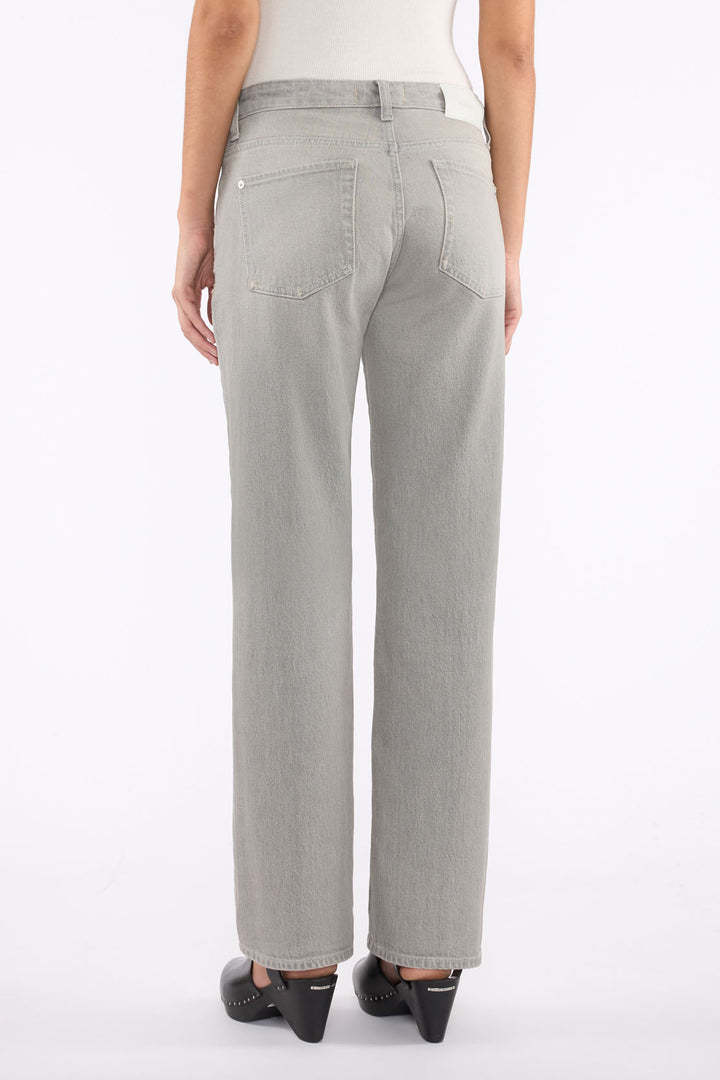 7 For All Mankind Denim Trousers With Belt Loops In Gray