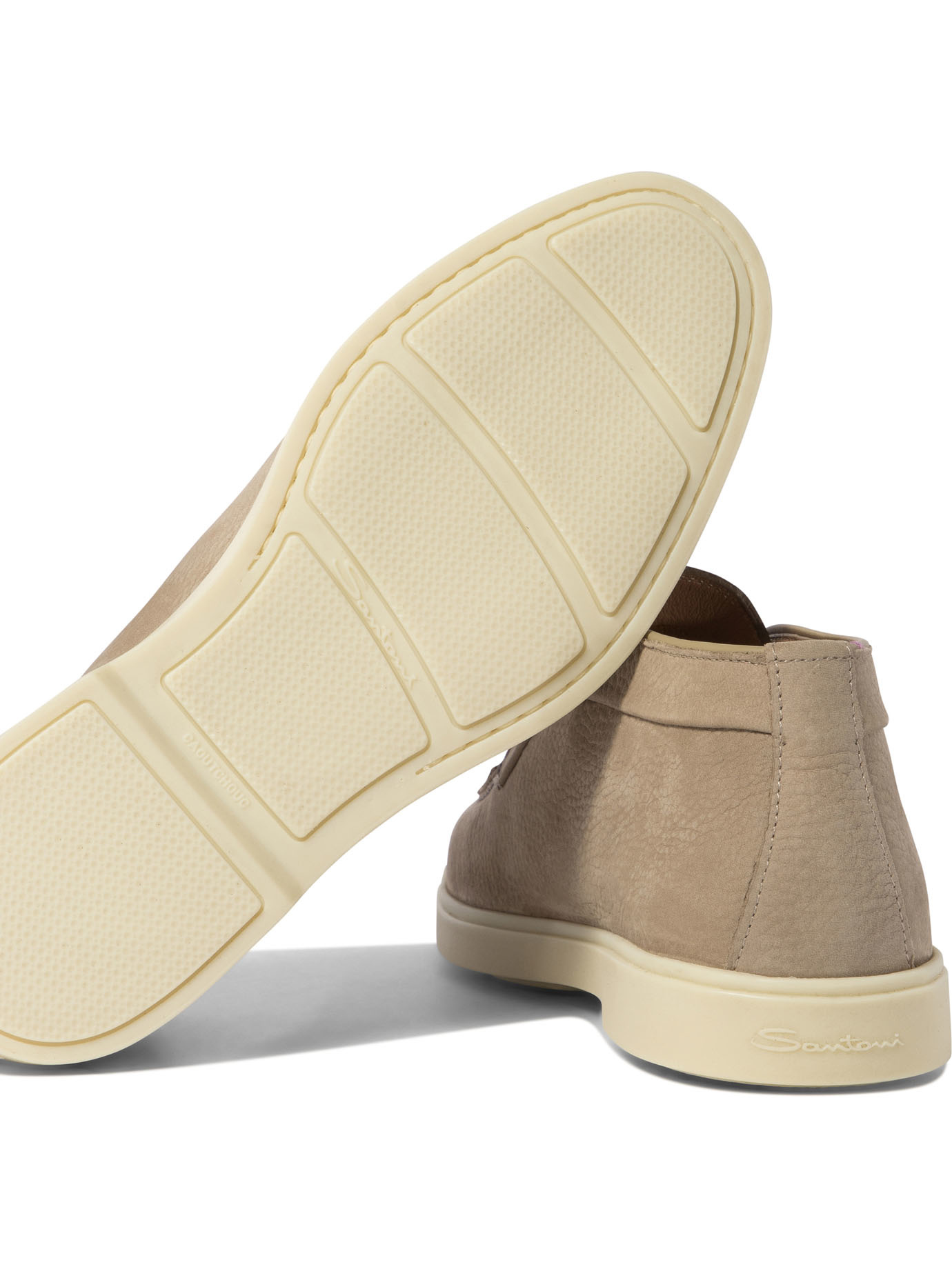 Santoni Women's Desert Boot In Nude
