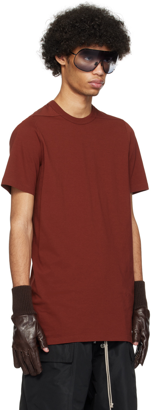Rick Owens Plain Cotton T-shirt In Red