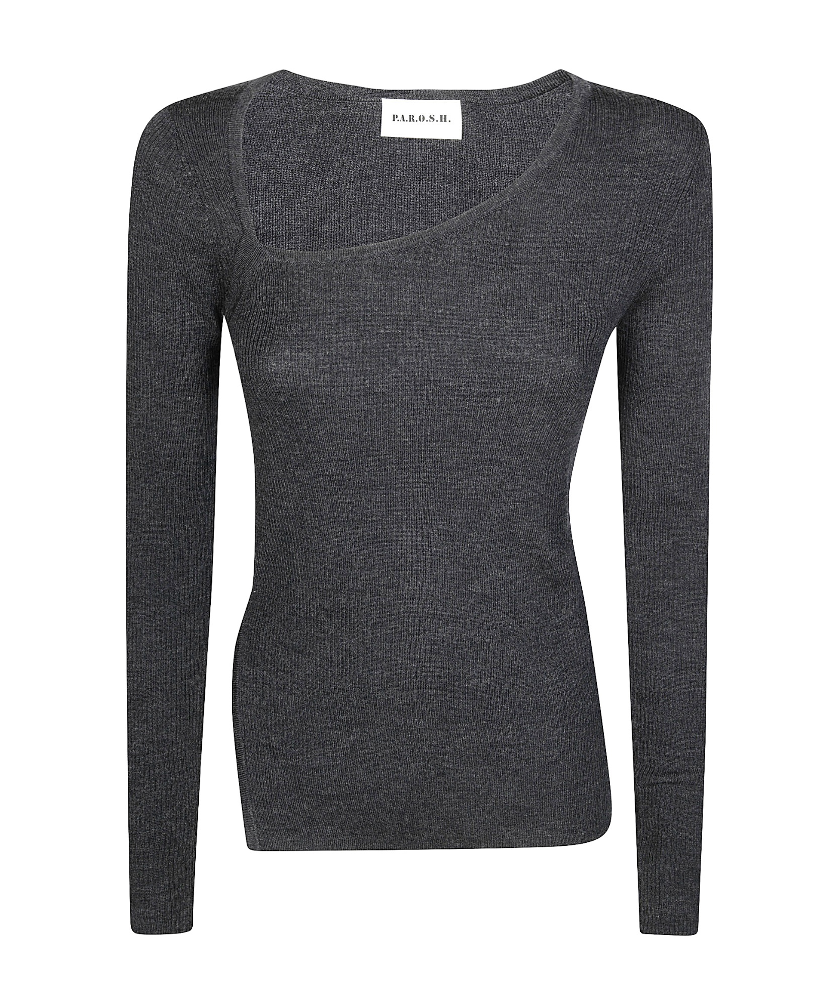 P.a.r.o.s.h Long-sleeved Sweater In Gray