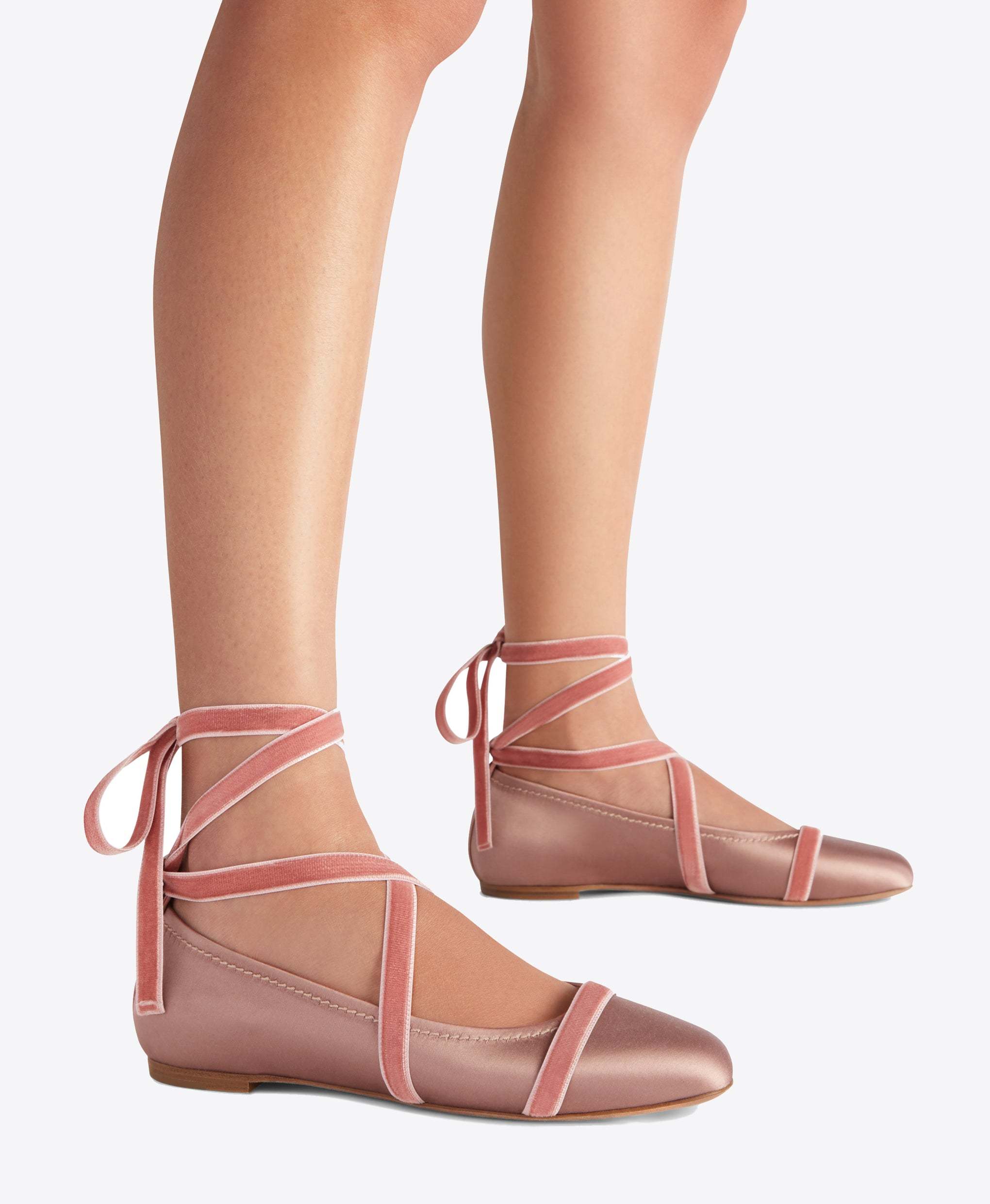 Malone Souliers Spencer Ballerina Shoes In Pink