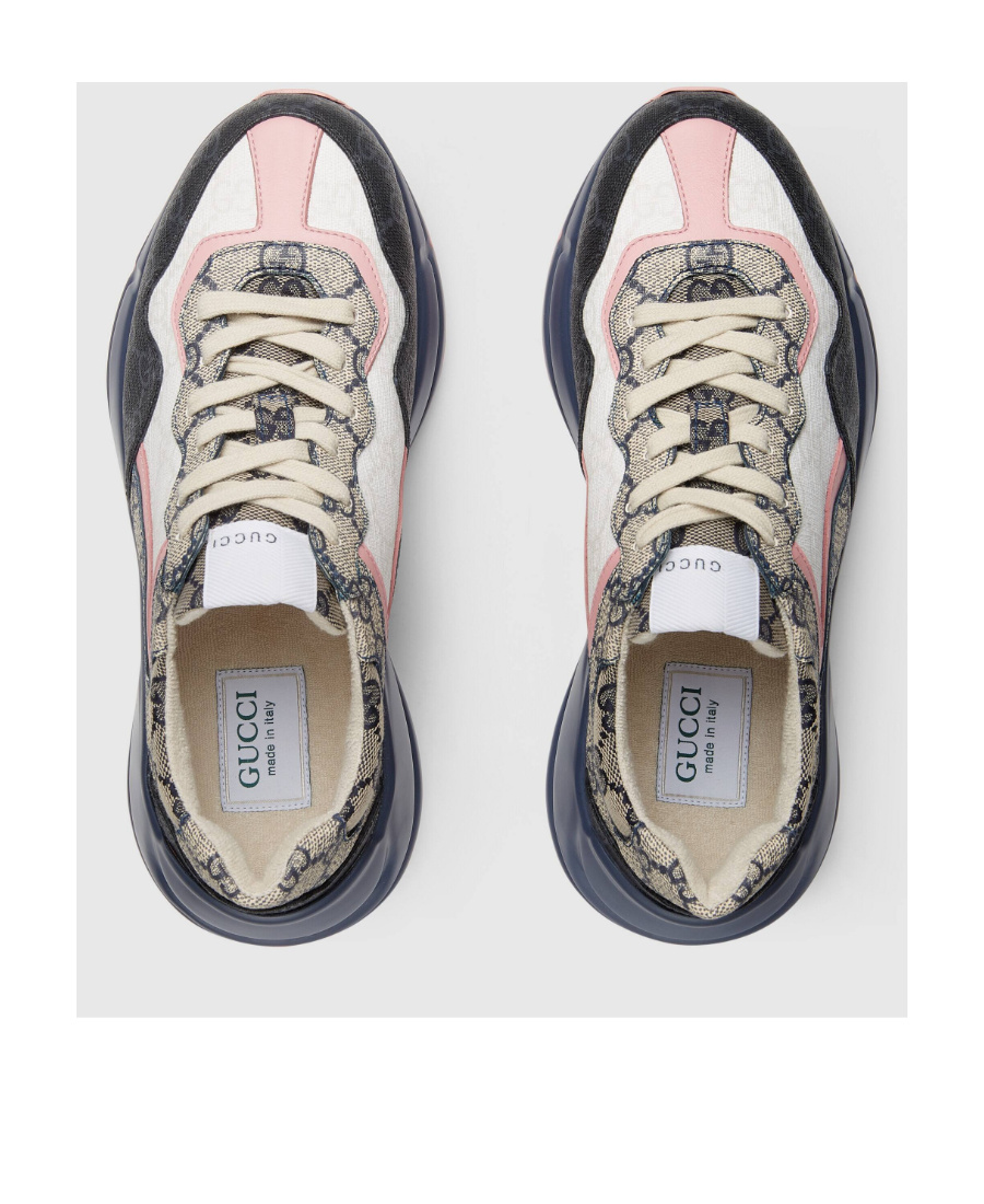Gucci Gg Supreme Rhyton Sneakers In Multicolor