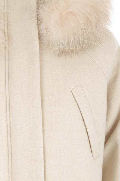 Loro Piana Hood Long-sleeved Coat In Pattern