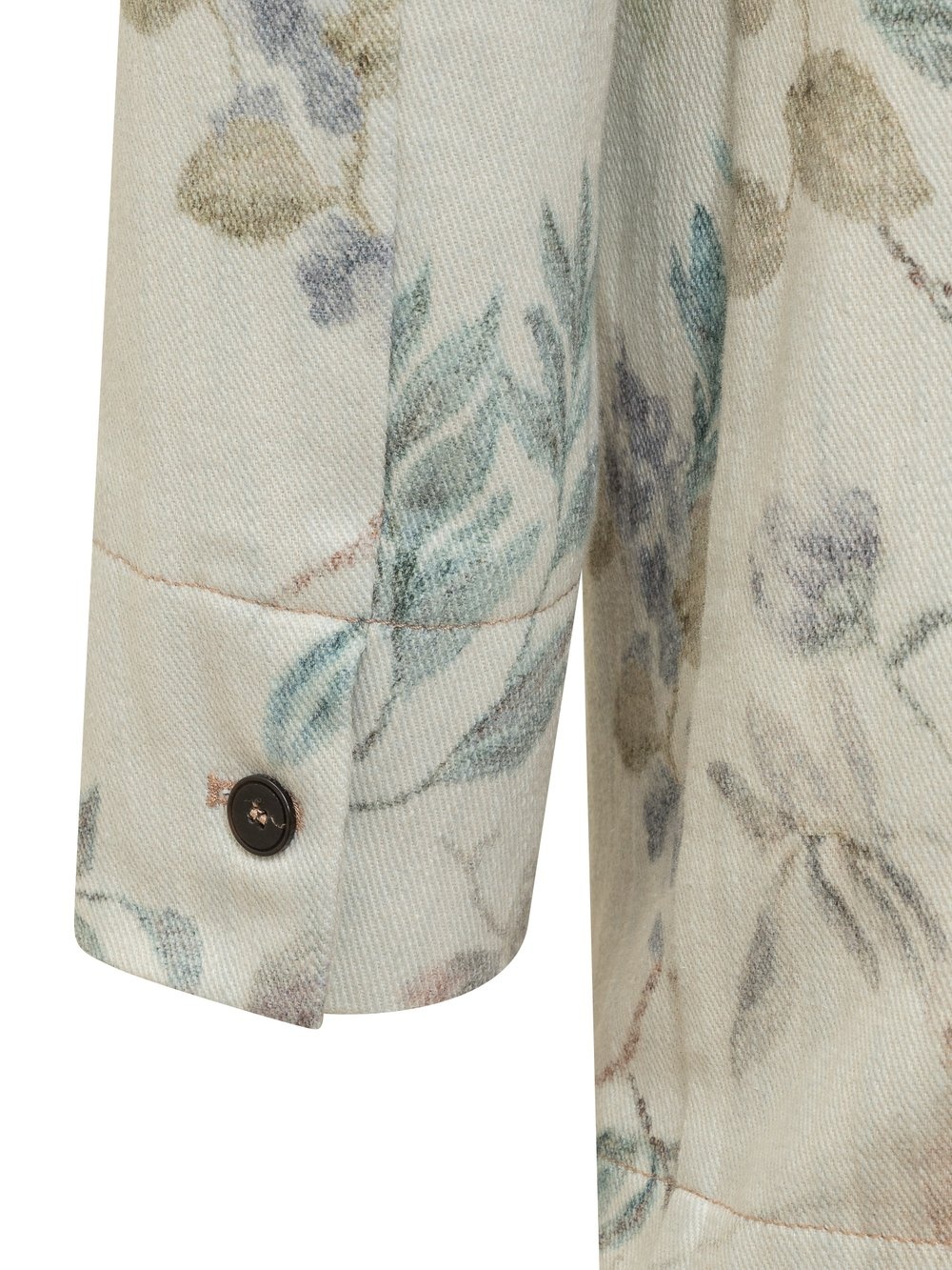 Shop Forte Forte Floral Blazer Jacket In Nude