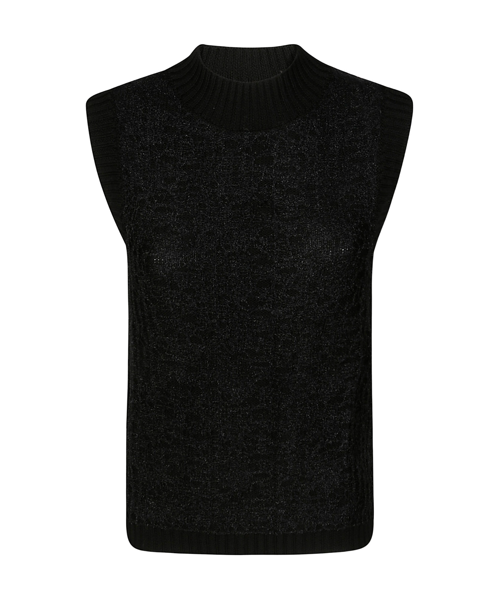Shop Dondup Stand-neck Sweater In Black