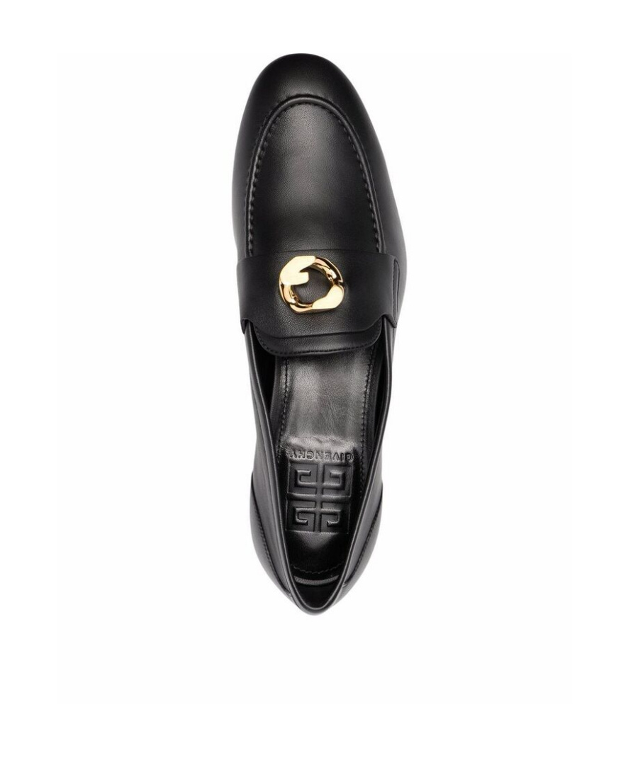 Givenchy G-chain Low-heel Loafers In Black