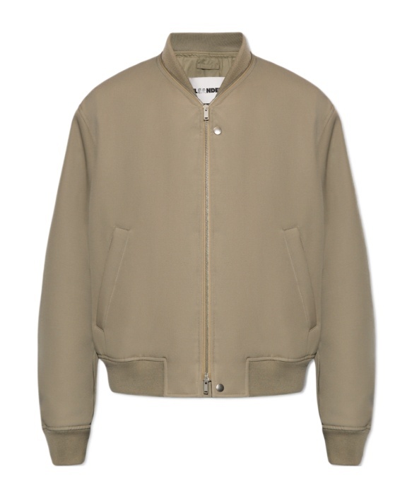 Jil Sander Long-sleeved Casual Jacket In Green