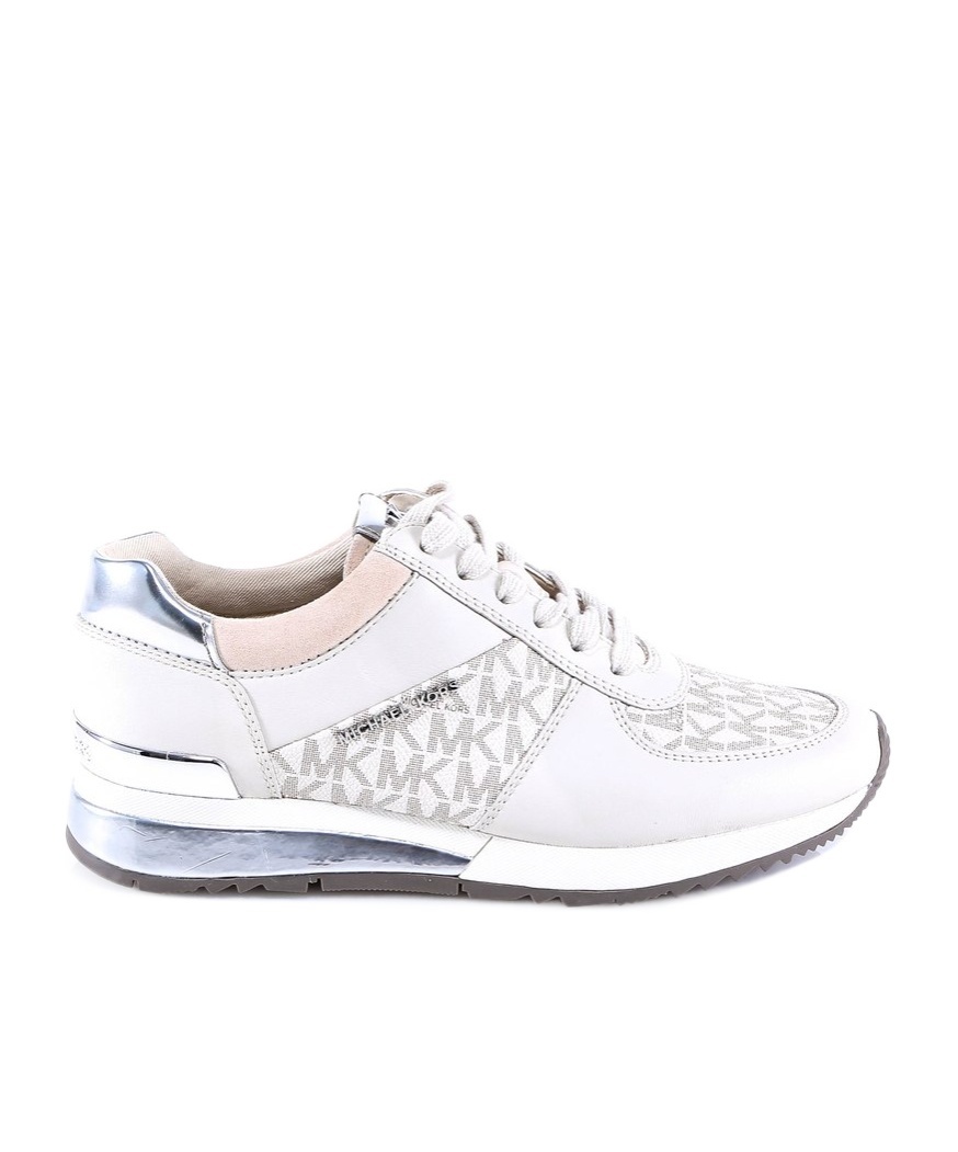 Michael Michael Kors Contrast Panel Sneakers In White