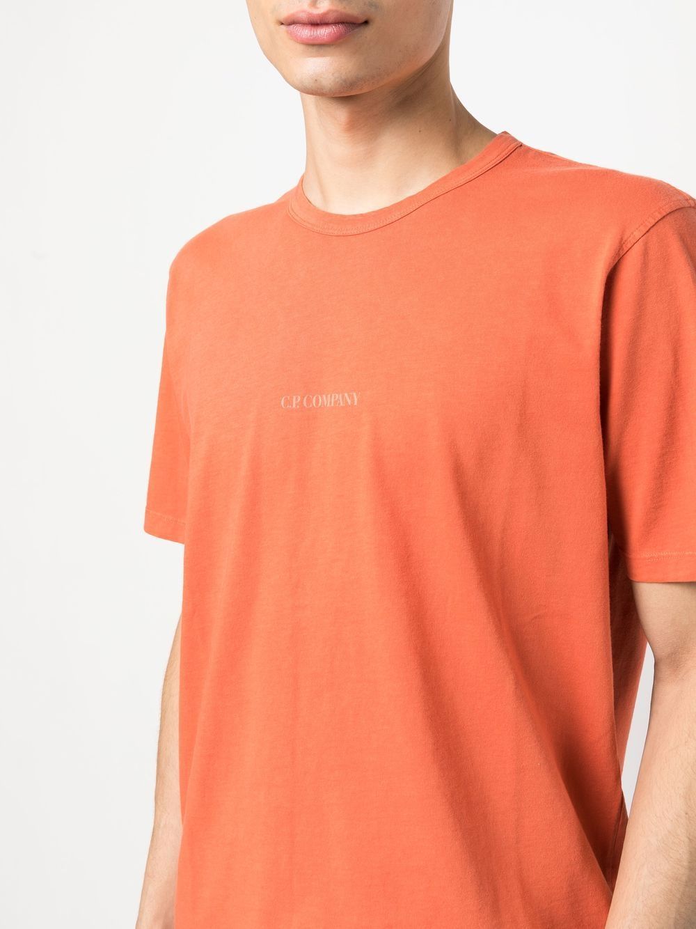 C.p. Company C.p.company T Shirts Short Sleeve In Orange