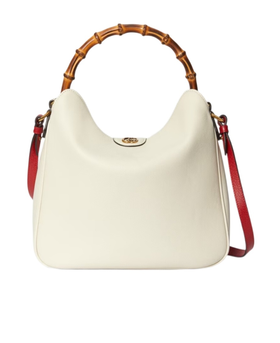 Gucci Diana Medium Shoulder Bag In White