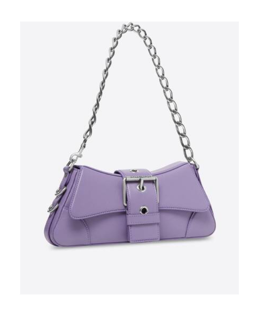 Balenciaga Lindsay Should Shoulder Bag In Viola Leather In Purple