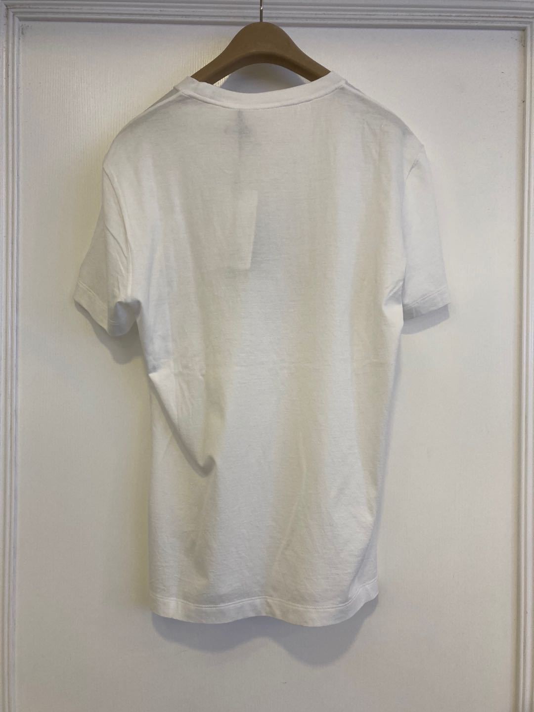 Versace Logo Printed T-shirt In White