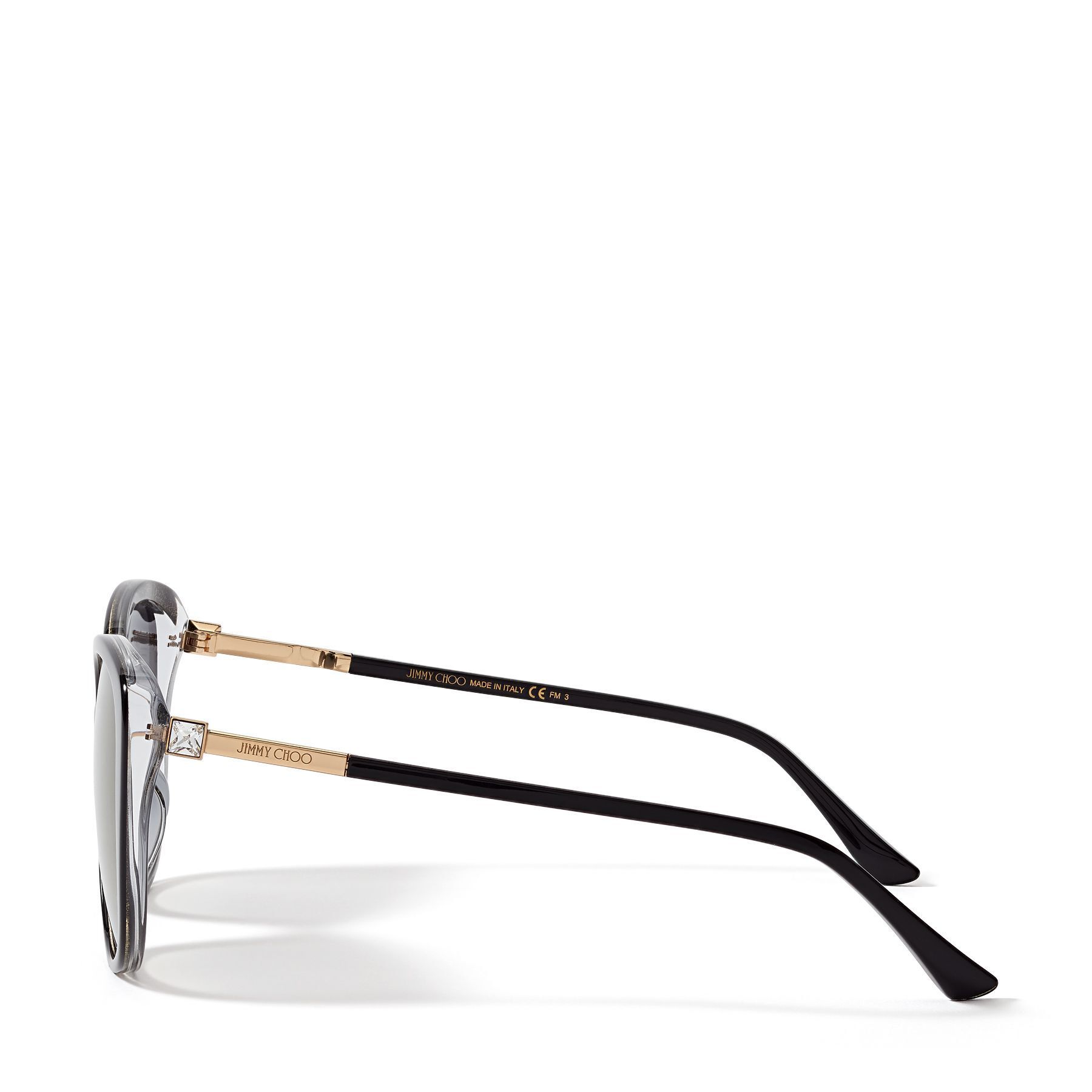 Jimmy Choo Flash Cat-eye Sunglasses In Gray