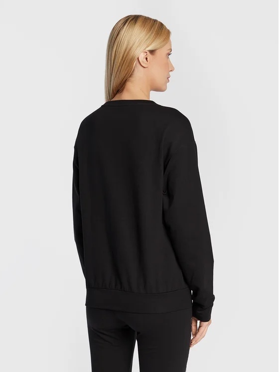 EA7 ROUND-NECKED LOGO SWEATER
