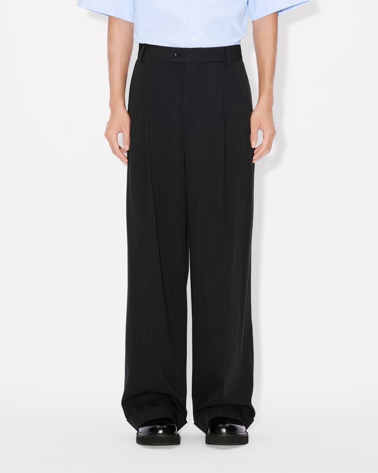 Kenzo Tailored Pants In Viscose And Virgin Wool