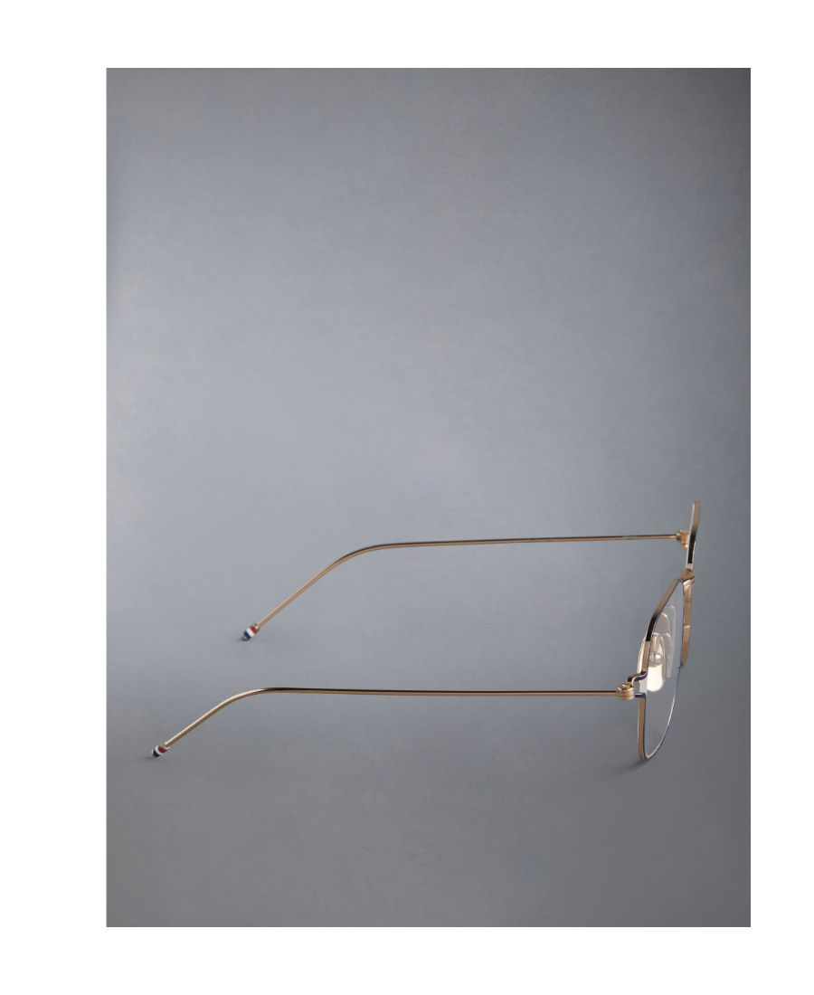 Thom Browne Square-frame Glasses In Multicolor