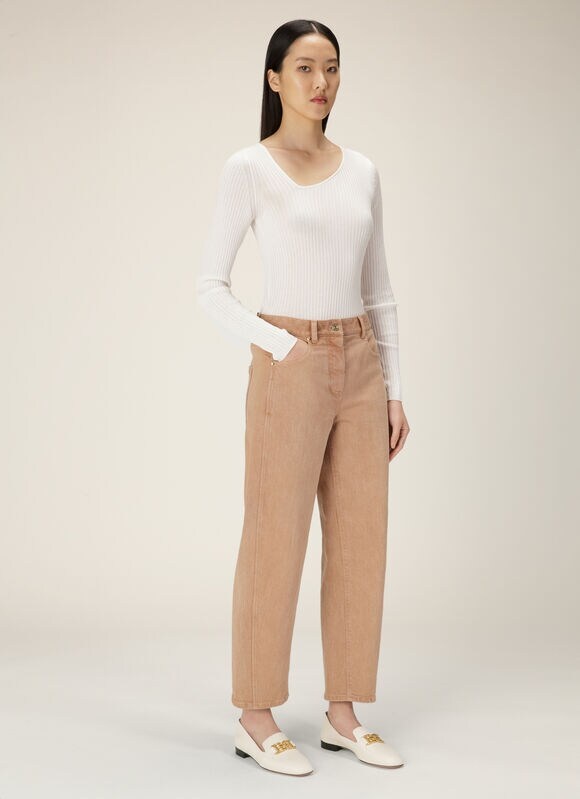 Shop Bally Ellah Logo-plaque Loafers In Nude