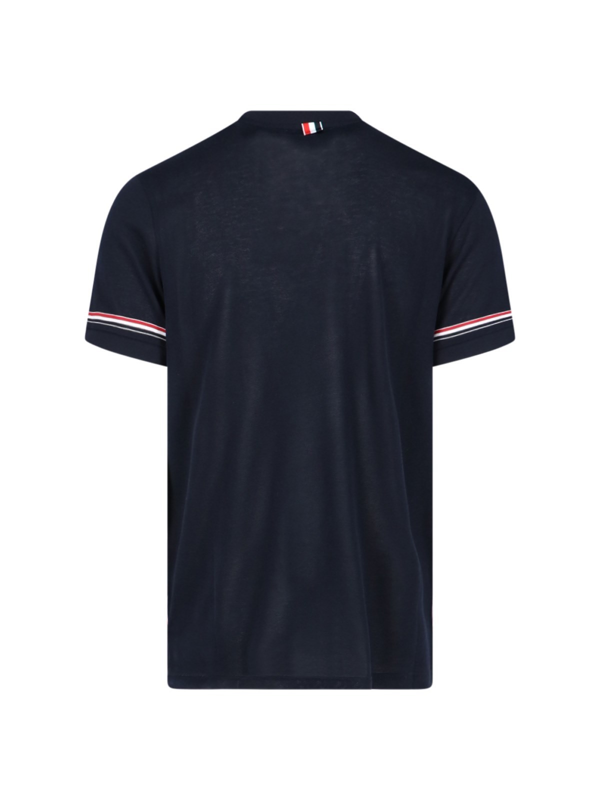 Thom Browne Polo Shirt With Lapel Short Sleeve In Black