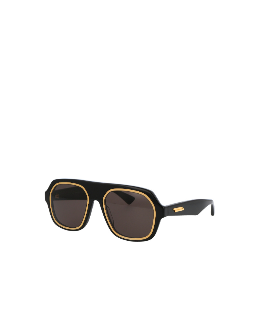 Bottega Veneta Round-frame Sunglasses In Brown