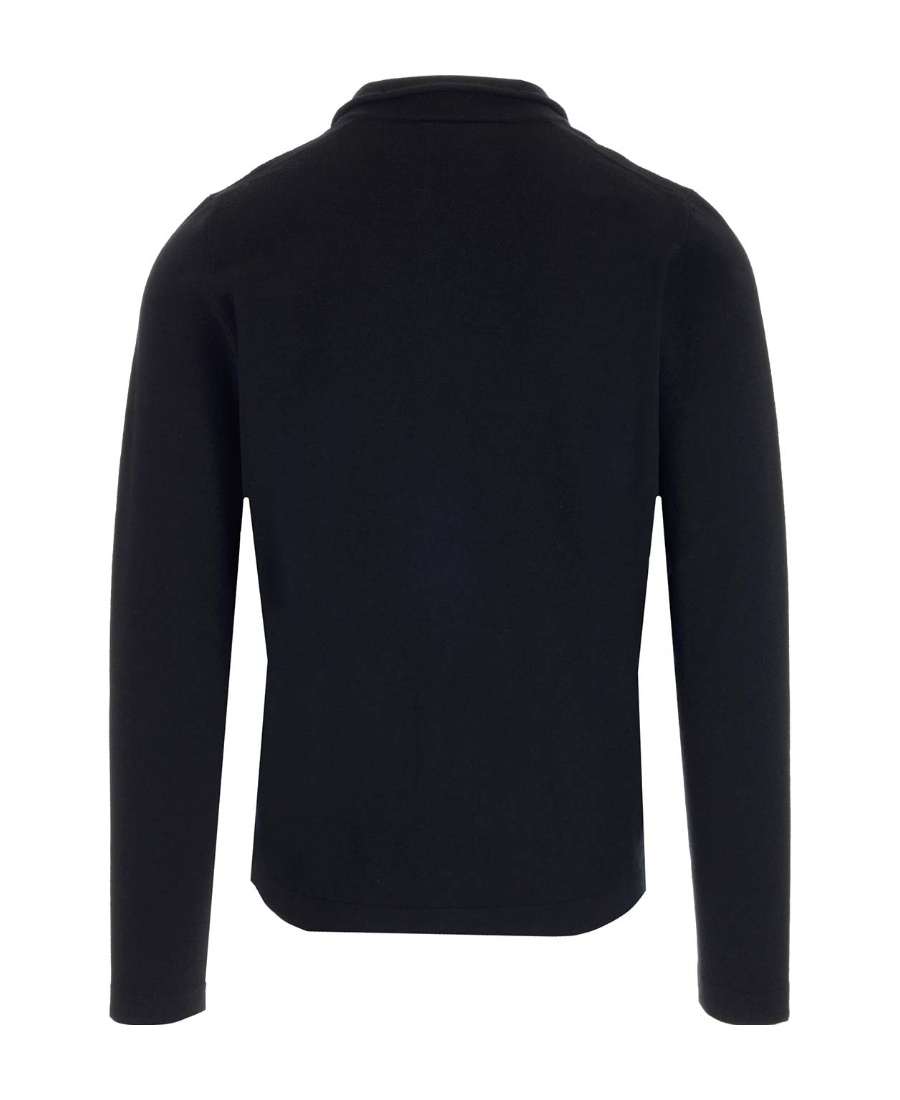 Stone Island Stellina-motif Cardigan In Black