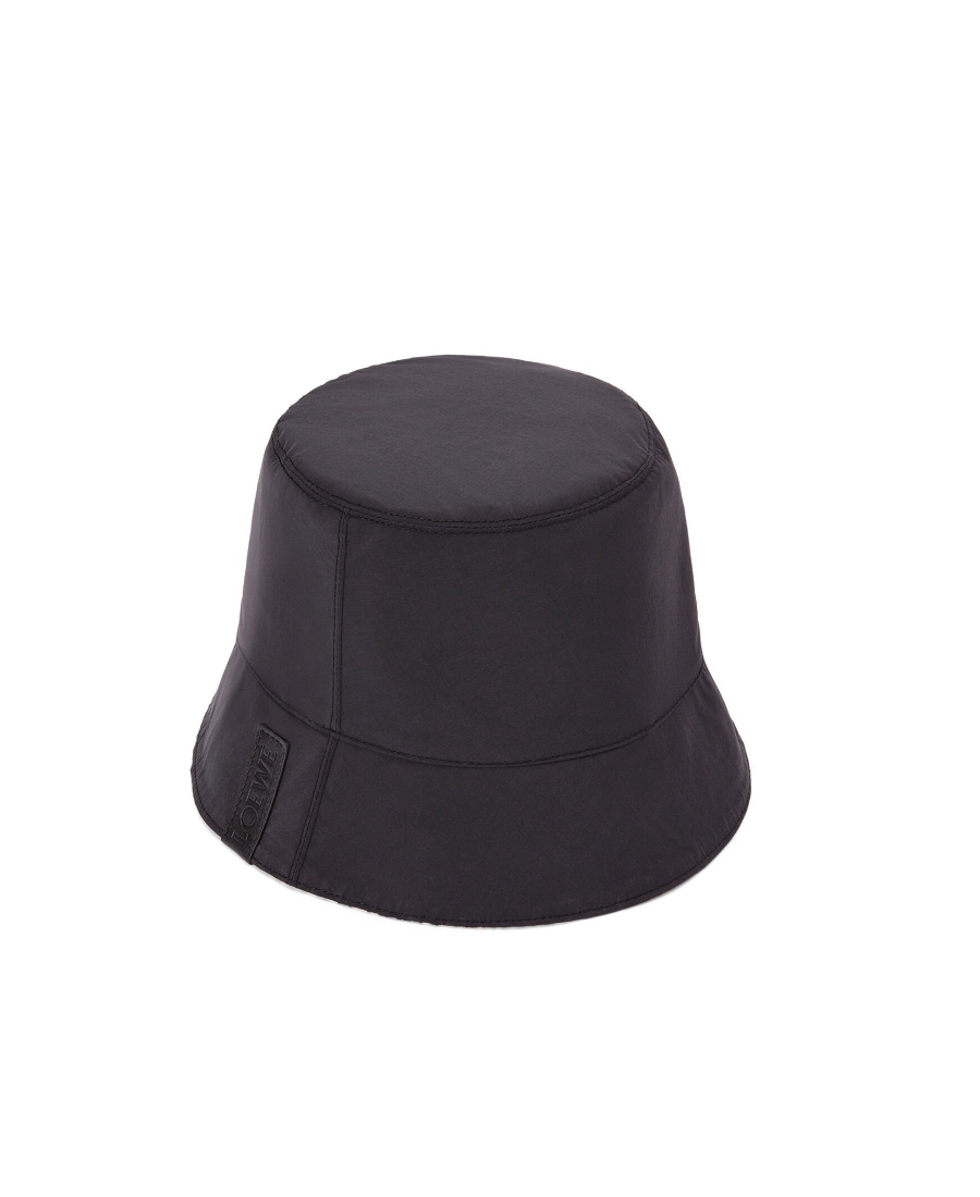 Loewe Monogram-pattern Bucket Hat In Black