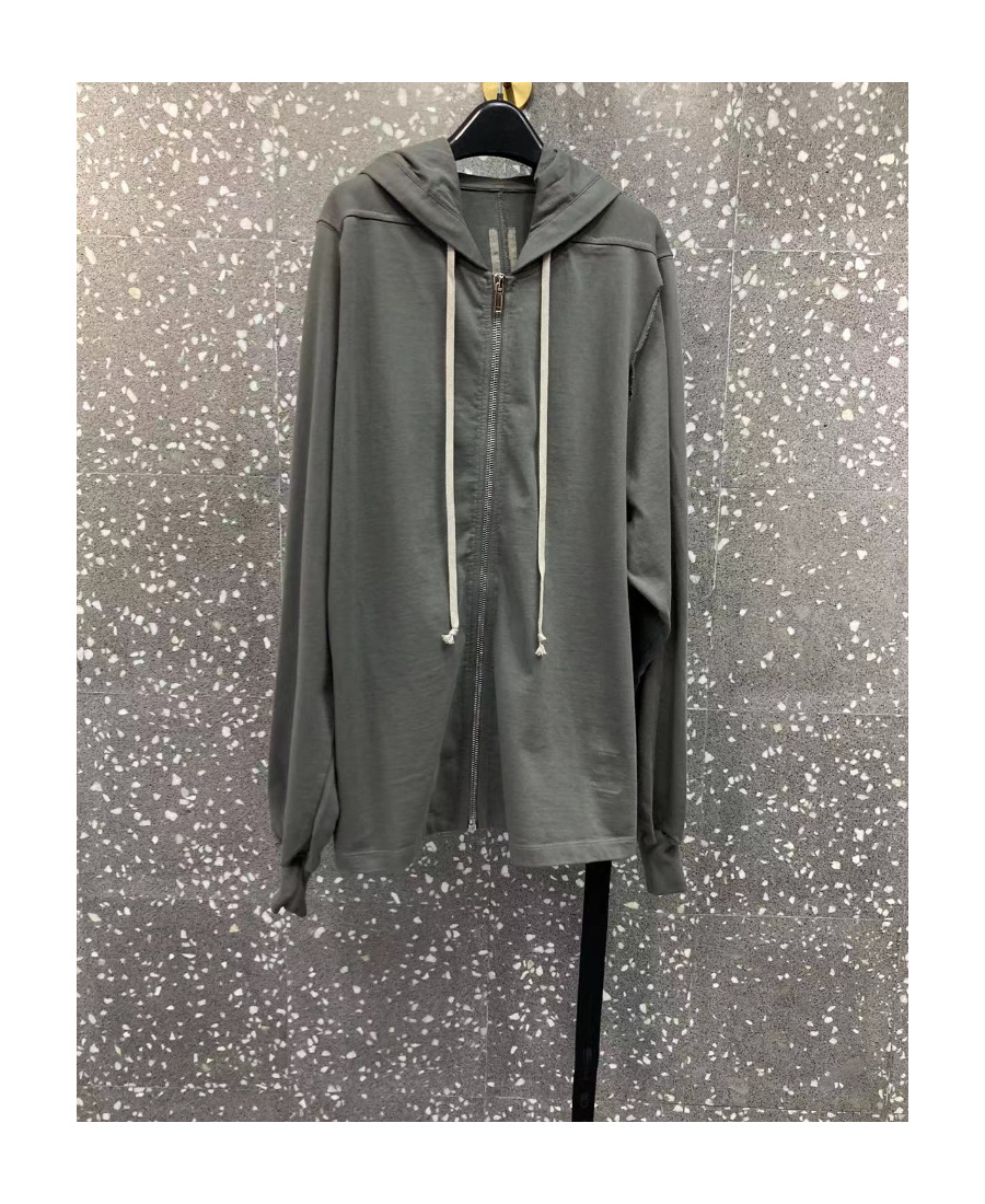 Rick Owens Drkshdw Hooded Long-sleeved Sweater In Black