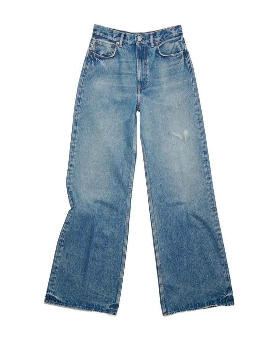 Acne Studios Wide-leg Jeans In Blue