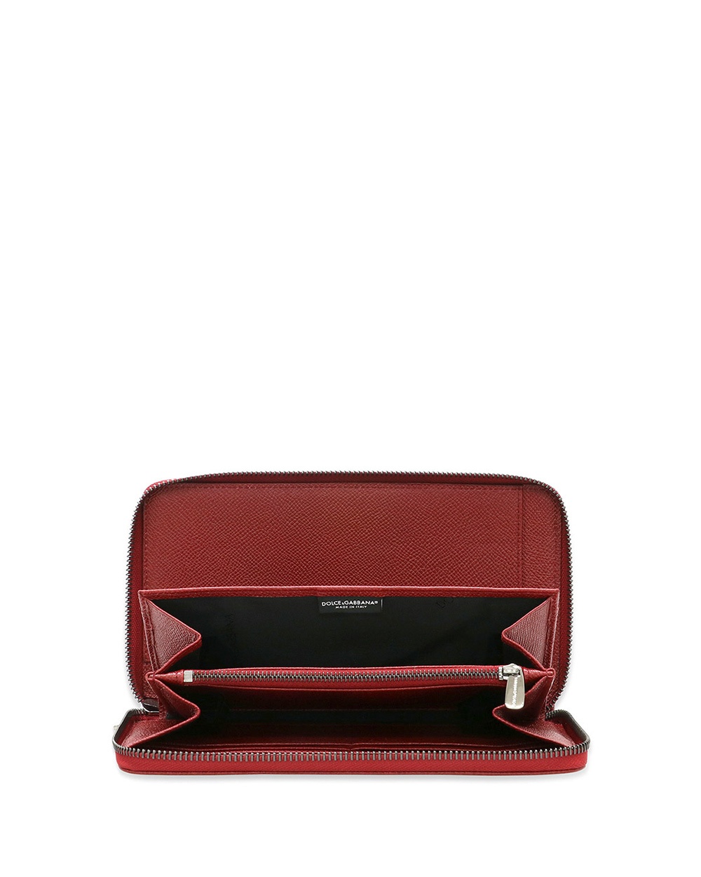Dolce & Gabbana Logo Details Wallet In Red