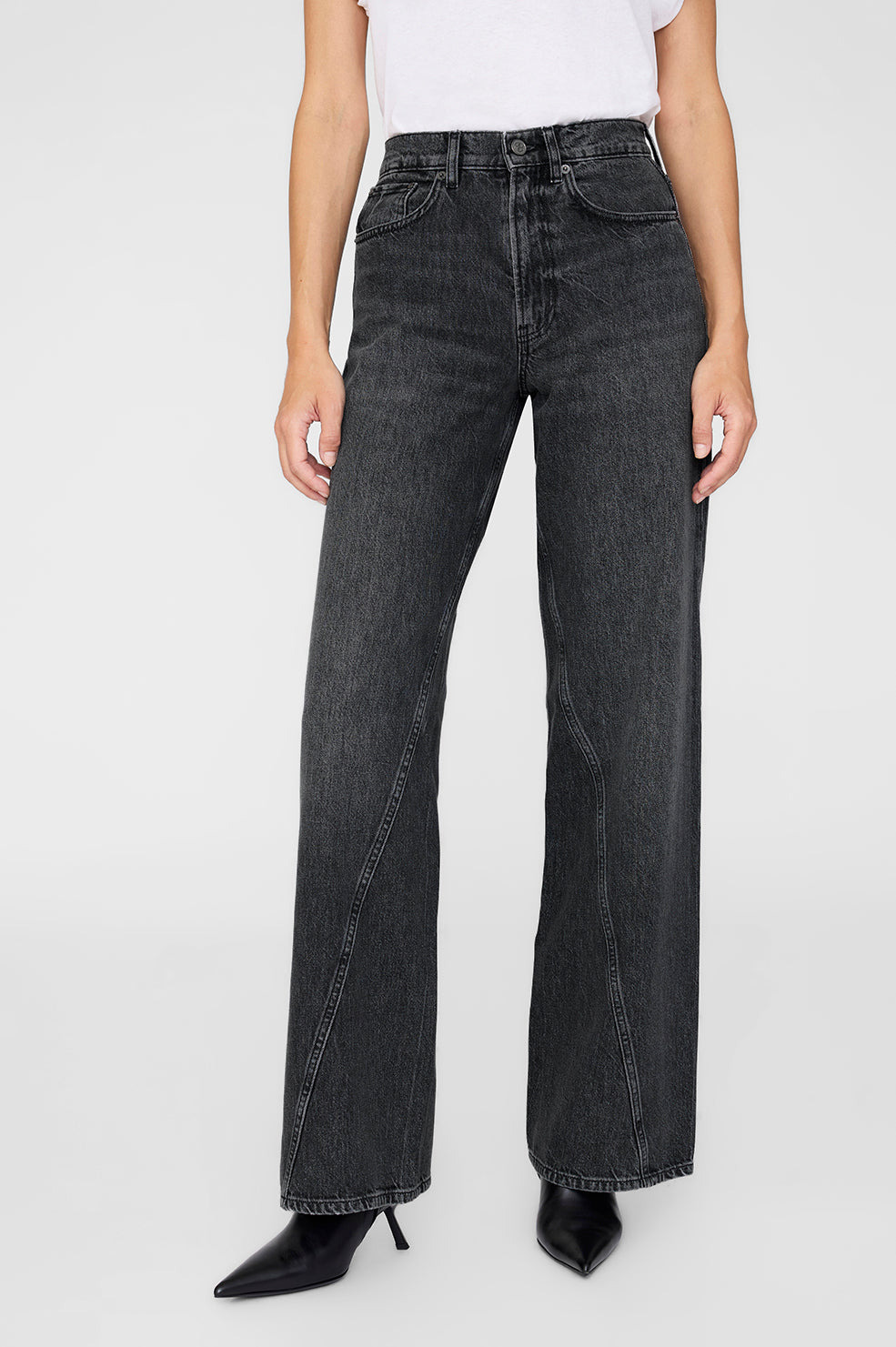 Anine Bing Jeans In Black