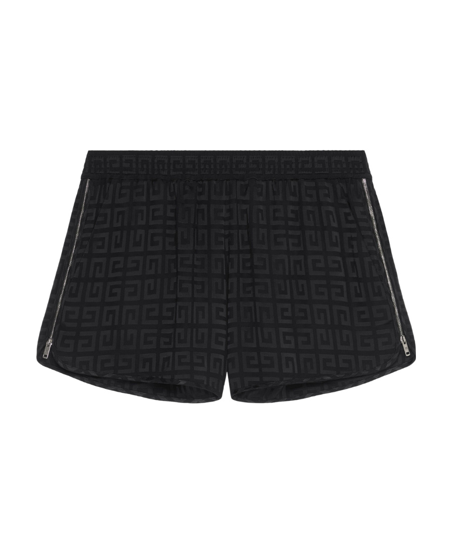 Givenchy 4g Jacquard Shorts In Black