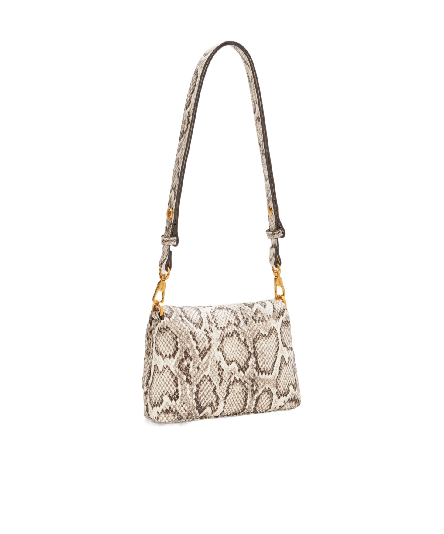 Liu •jo Small Flip Shoulder Bag In Nude
