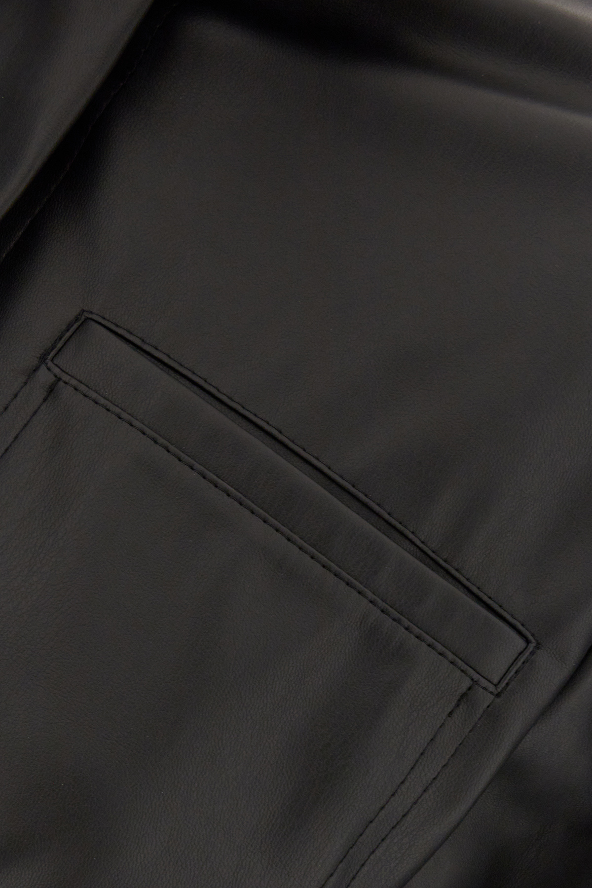 Hugo Boss Black Synthetic Leather Shirt In Black