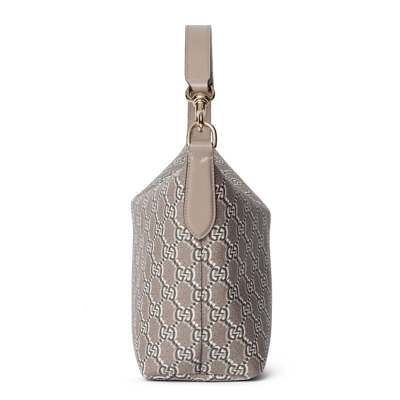 Gucci 'monogram' Shoulder Bag In Nude