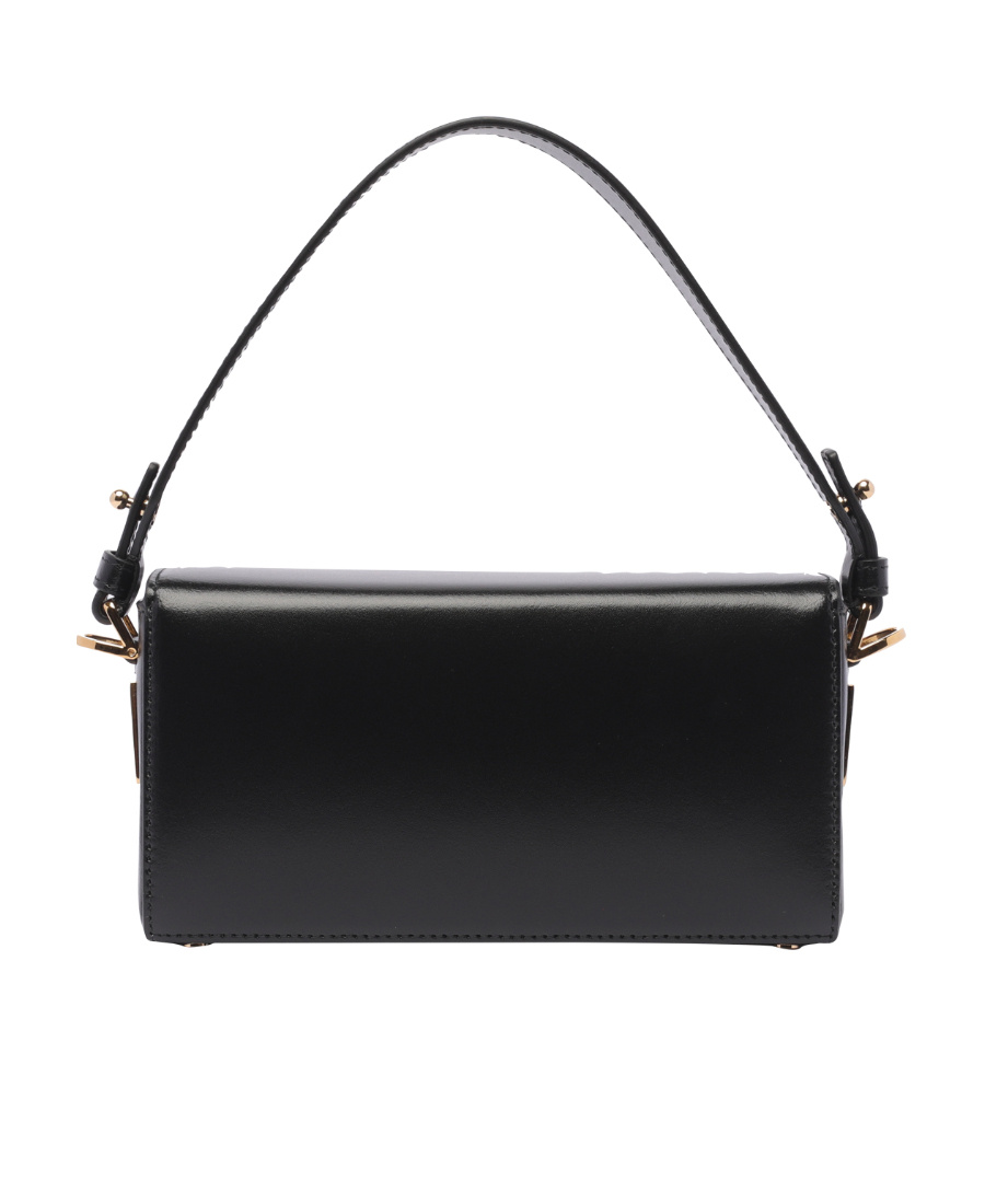 Shop Lanvin Flip Shoulder Bag In Black
