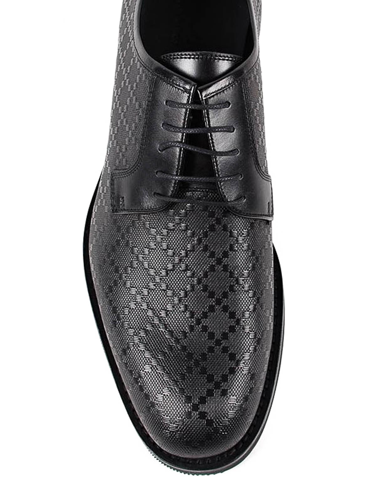 GUCCI GG PRINTED LEISURE BUSINESS SHOES