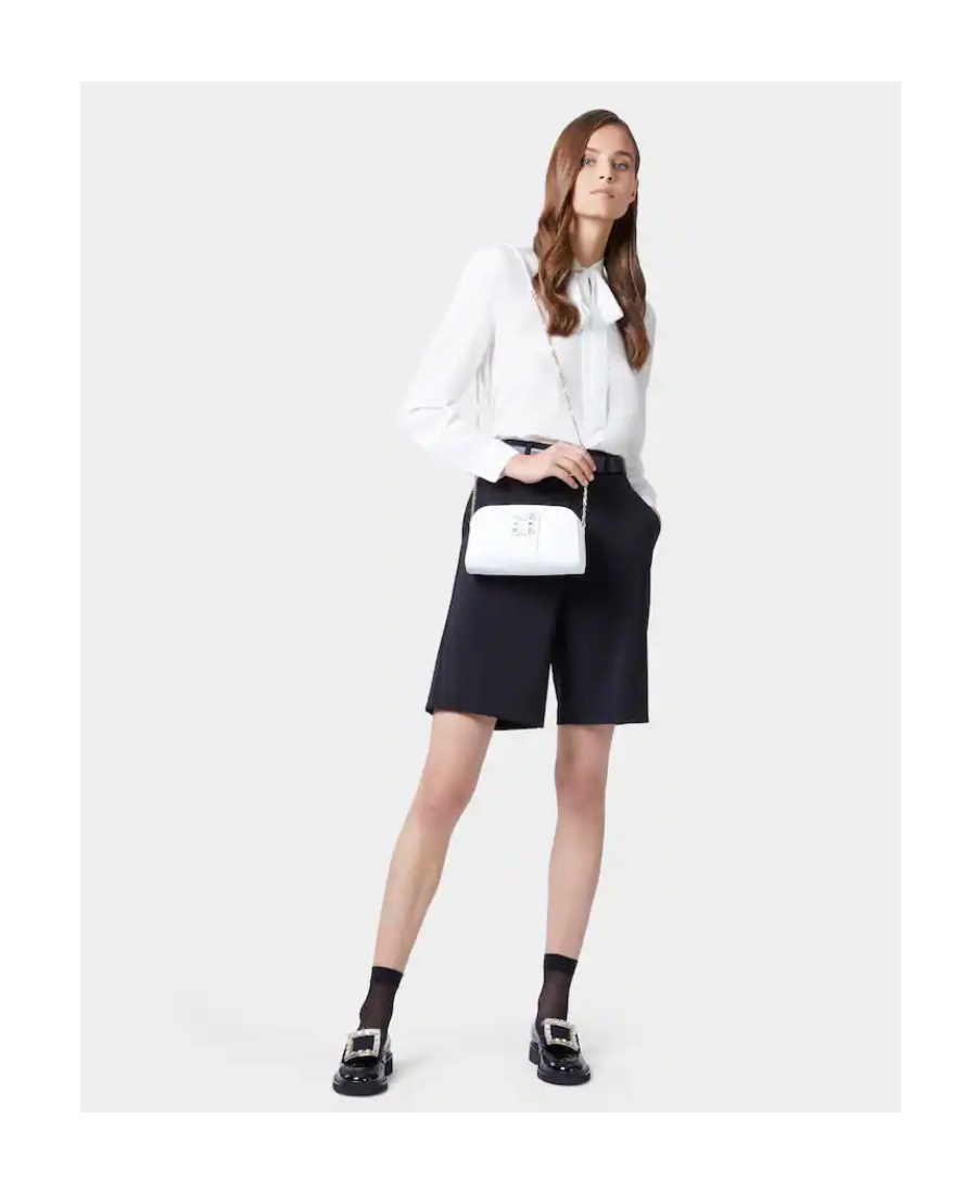 Roger Vivier Walky Viv Camera Bag In Gray