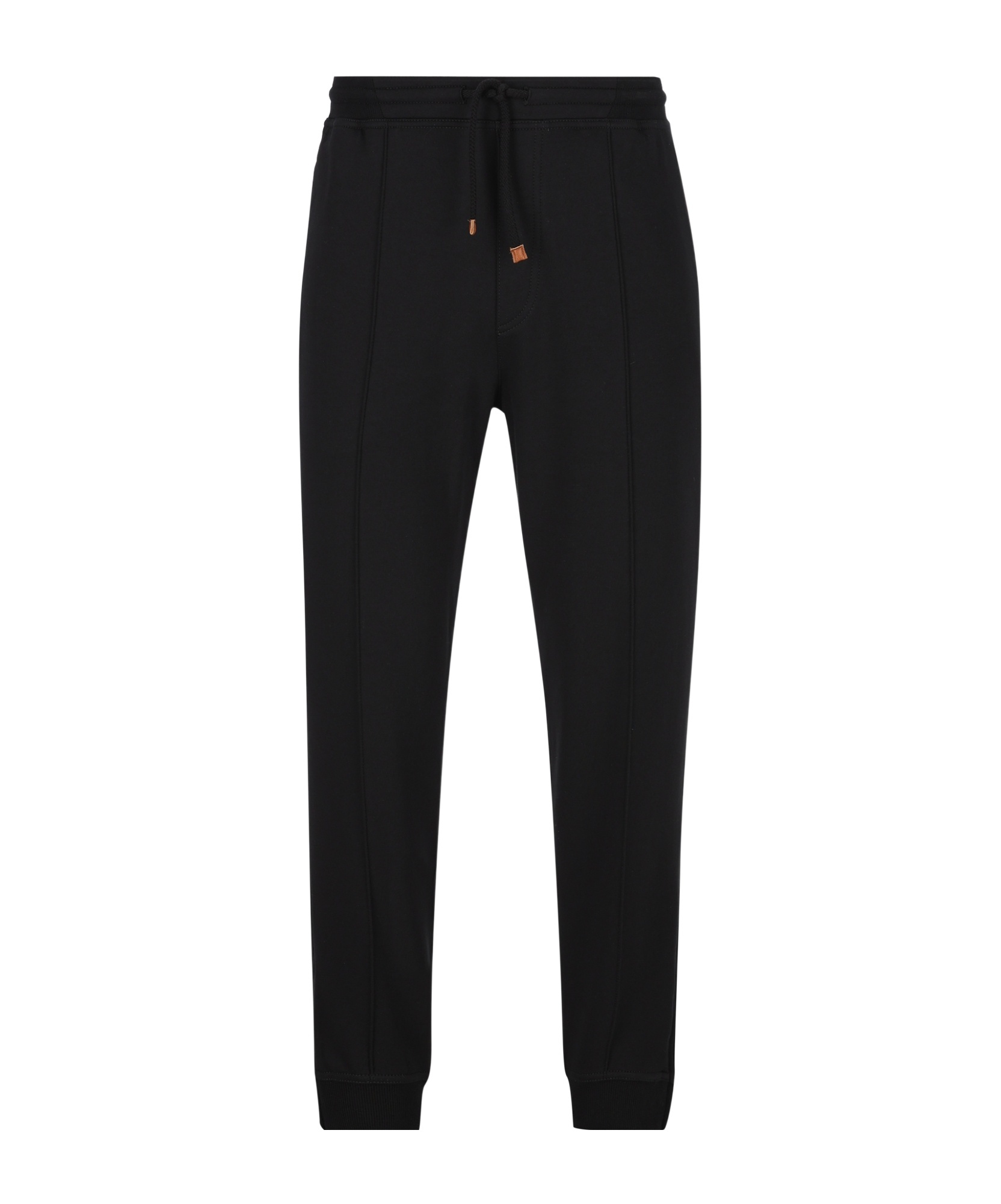 Brunello Cucinelli Stylish Cotton Jogger Trousers In Black
