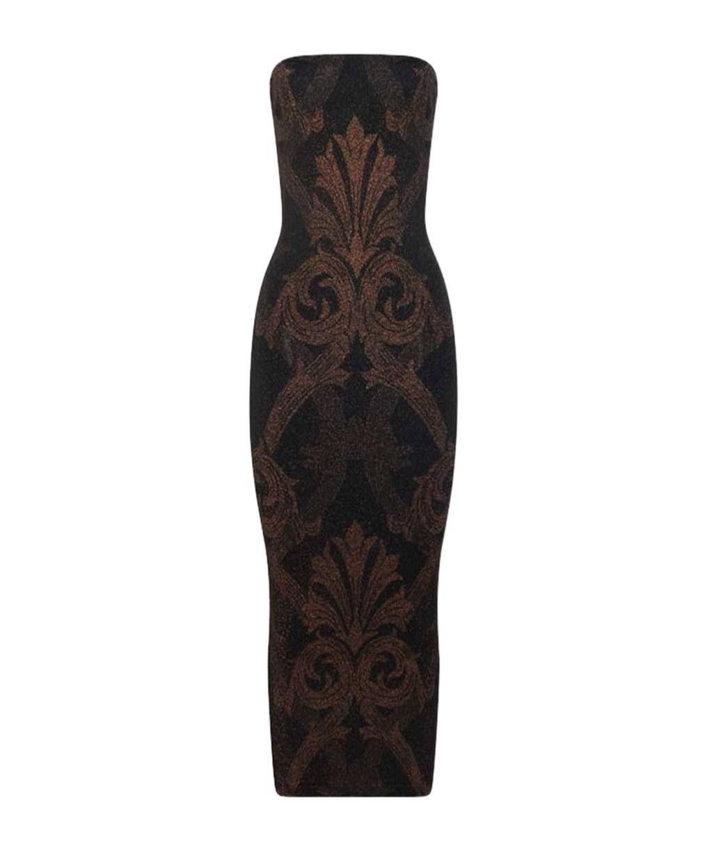 Etro X Wolford Jacquard Dress In Black