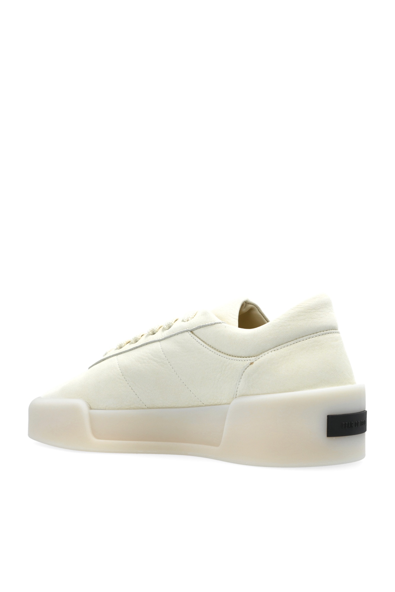 Fear Of God Man Sneakers Ivory Size 7 Leather In White