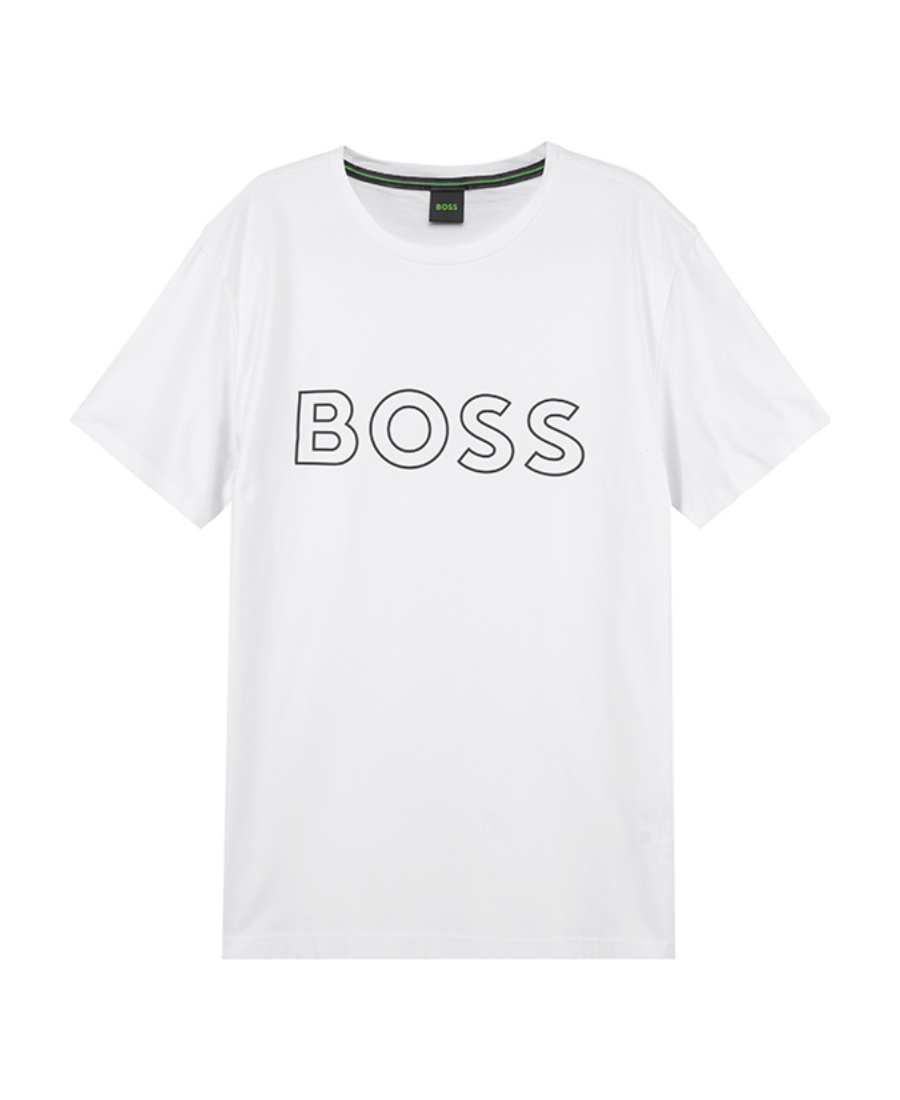 Hugo Boss Logo Printed T-shirt Two-piece Set In White