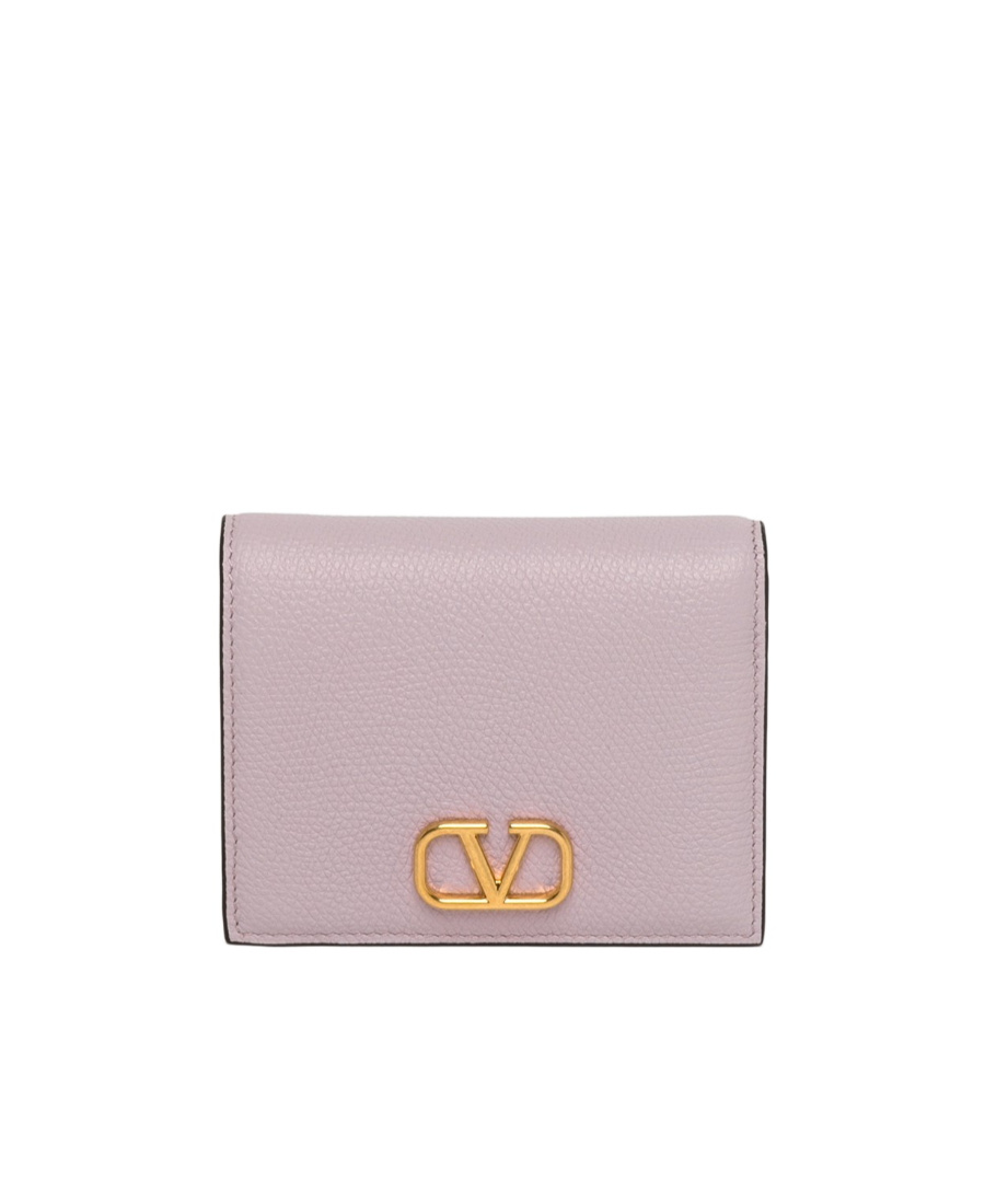 VALENTINO GARAVANI VLOGO PEBBLED WALLET