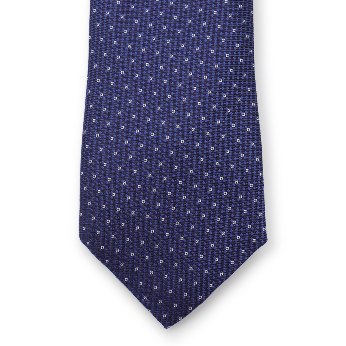 Canali Pointed Tie In Blue