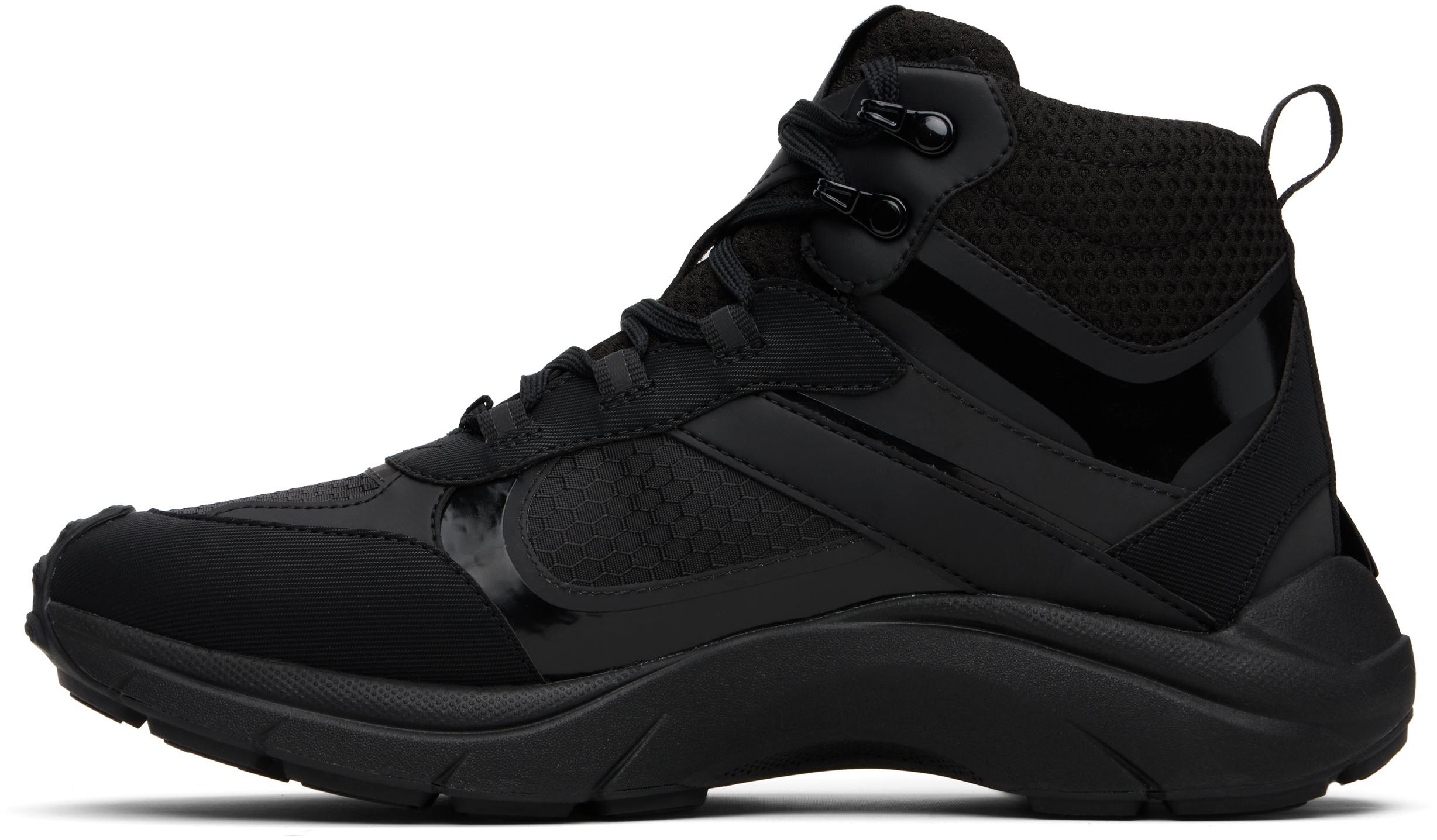 Hugo Boss Black Waterproof Boot Sneakers In Black